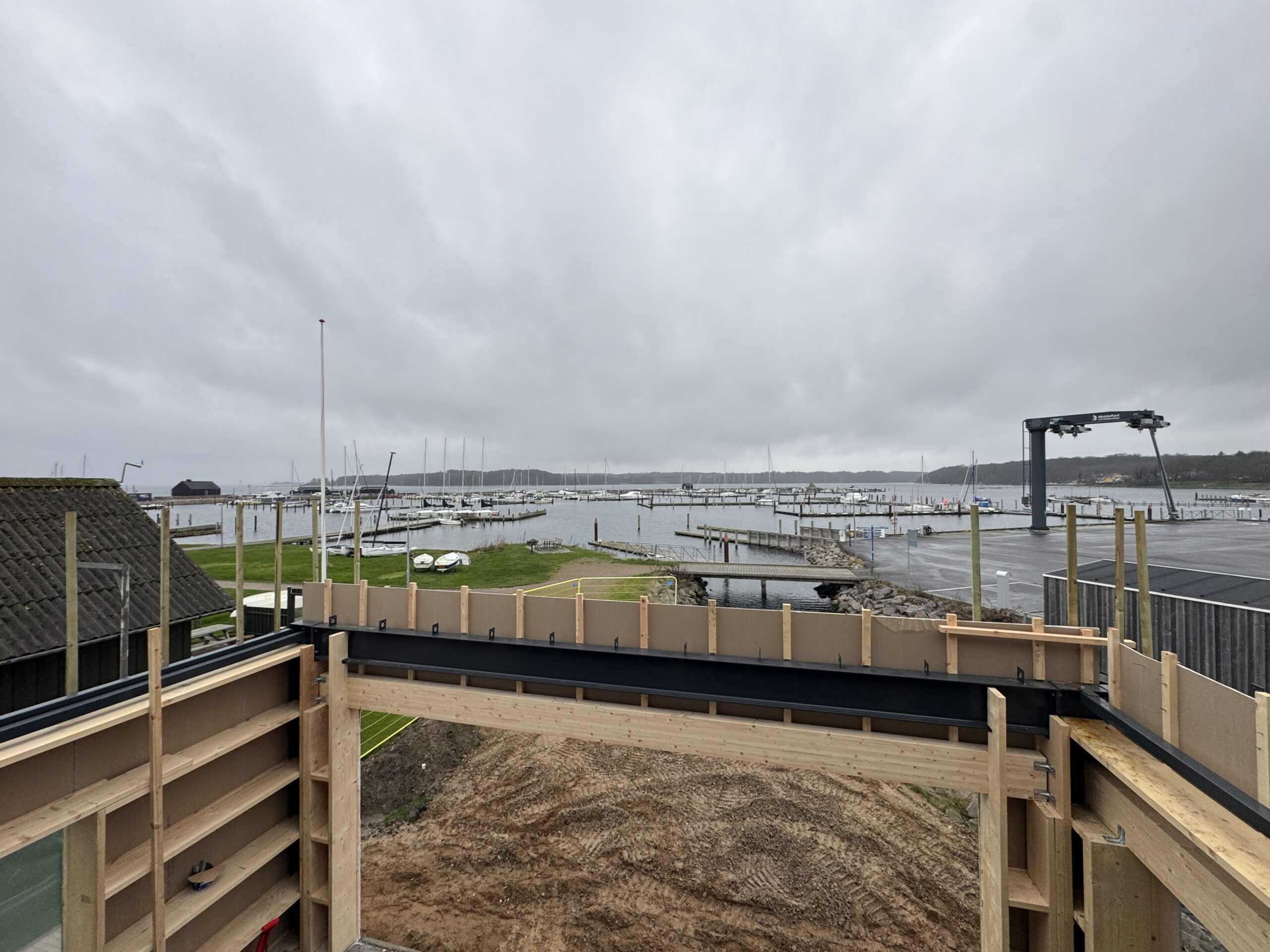 Udsigten fra terrassen på 1. sal